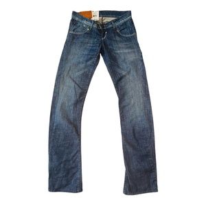 RARE Vintage Lee Works Denim Blue Jeans Women's Men's Size W25xL31